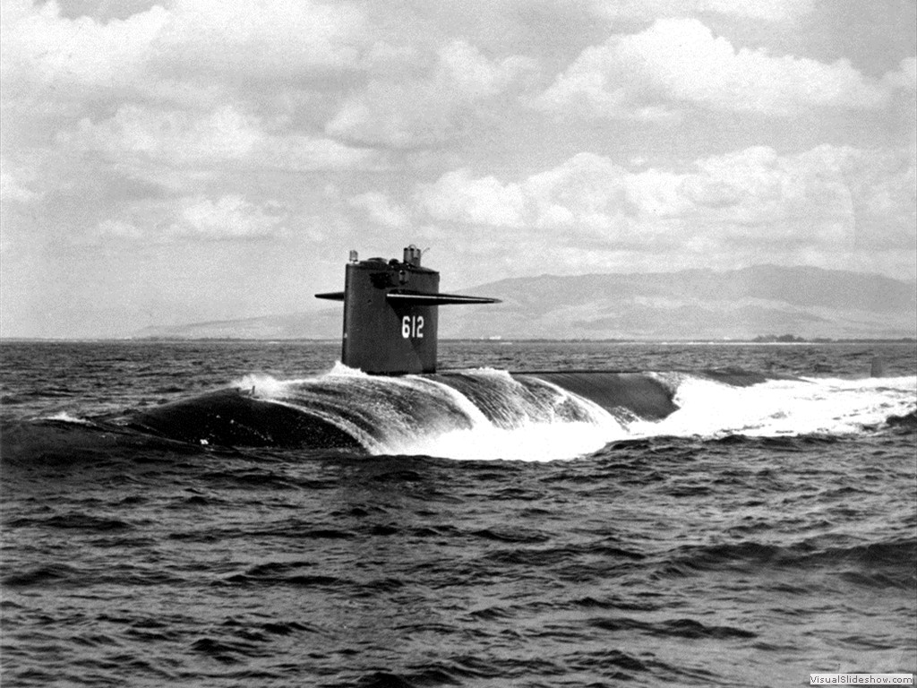 USS Guardfish (SSN-612) off Hawaii