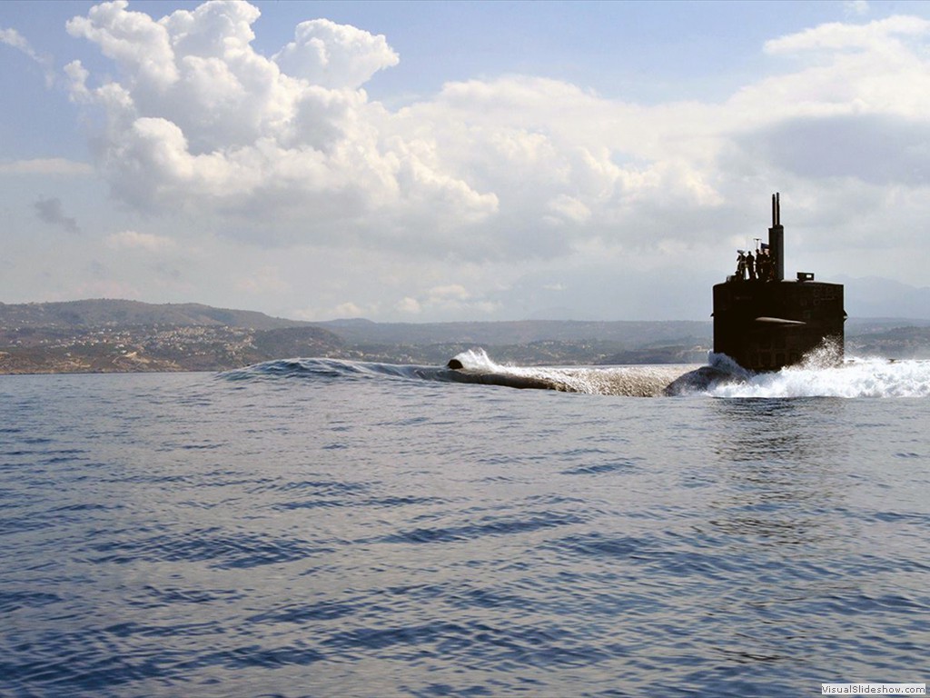 USS Helena (SSN-725) near Souda Bay Crete 2013.