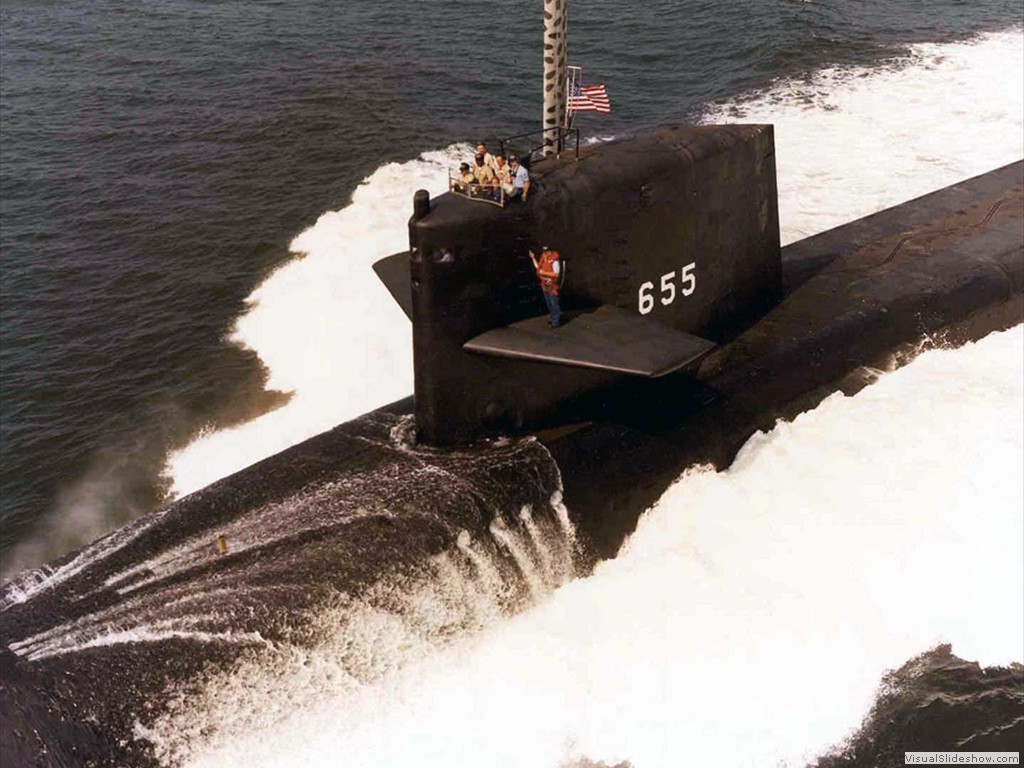 USS Henry L Stimson (SSBN-655) 1984.